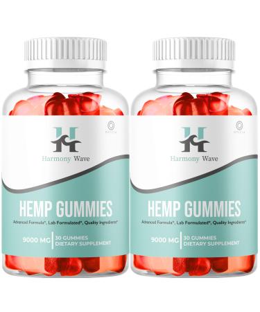 OVICIA (2 Pack) Harmony Wave Gummies Official Harmony Wave Gummies Formula Reviews Harmony Wave Gummies 300mg Per Gummy Harmonywave Gummies 60 Gummies for 2 Months