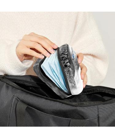 Buy Women's Cute Cat Storage Pocket Stillpad Keeper - Portable Period Kit & Feminine Product Bag | International Shipping Available - Buy Online on GoSupps.com