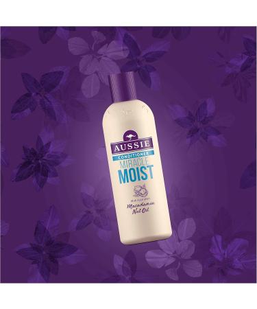 Aussie Miracle Moist Conditioner for Dry and Damaged Hair 250ml - Buy Online on GoSupps.com