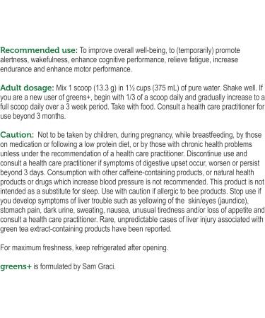Genuine Health Greens+ Extra Energy 50 servings Superfoods Antioxidants and Polyphenols for daily immediate energy or workout boost Natural Orange flavoured powder 670g Natural Orange 50 Servings - Buy Online on GoSupps.com