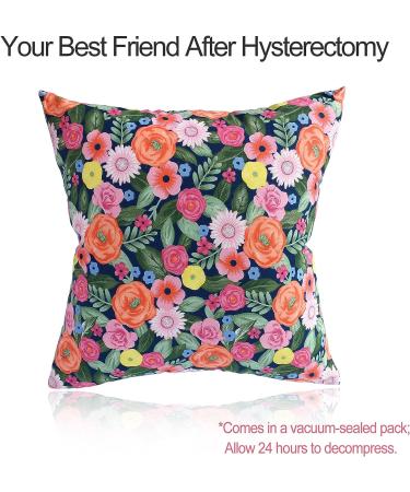 Cozy Hysterectomy Pillow | Hot/Cold Pocket Support for Abdominal Surgery | Ideal for Cervical Cancer, Tummy Tuck, C-Section Recovery | Mastectomy, Endometriosis, Hernia Patients | Comfortable and Cute Flower Design - Buy Online on GoSupps.com