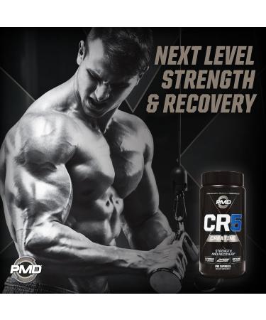 PMD Sports CR5 Professional Creatine Complex | Optimize Recovery & Build Lean Muscle | 240 Capsules - Buy Online on GoSupps.com
