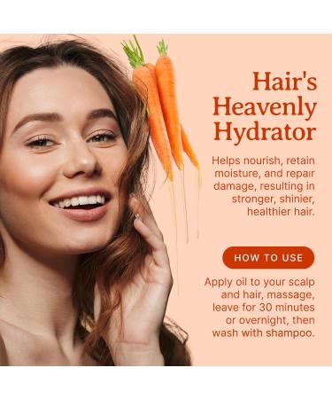 Pure Carrot Seed Oil 236 ml Rich in Vitamins Rejuvenating Hydrating Perfect for Hair & Skin Bella Terra Oils  - Buy Online on GoSupps.com