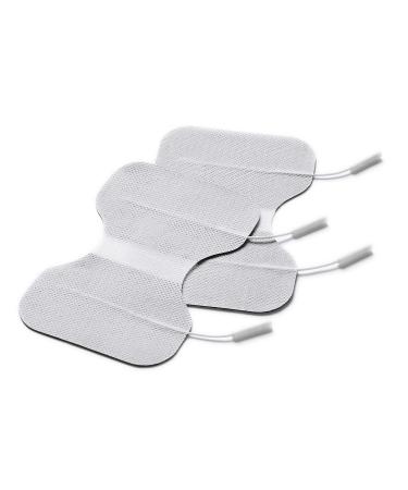 Promed Butterfly Tens Electrodes Pads 2 pieces 150 x 95 mm self-adhesive neck electrodes for Tens/ EMS devices butterfly electrodes with 2mm plug connection reusable 150x95