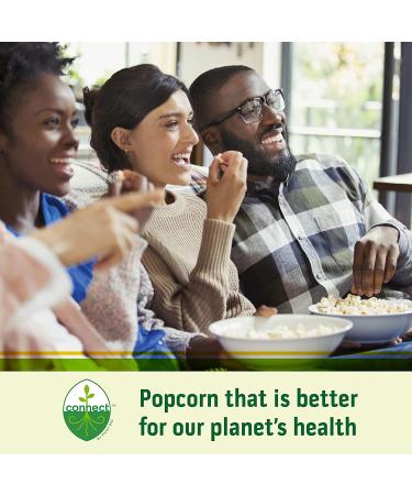 Connect Snacks Non-GMO Large Popcorn Kernels - 24 oz Bag | Gourmet Butterfly Yellow Popcorn | Gluten-Free & Sustainable | 100 Cups Popped - Buy Online on GoSupps.com
