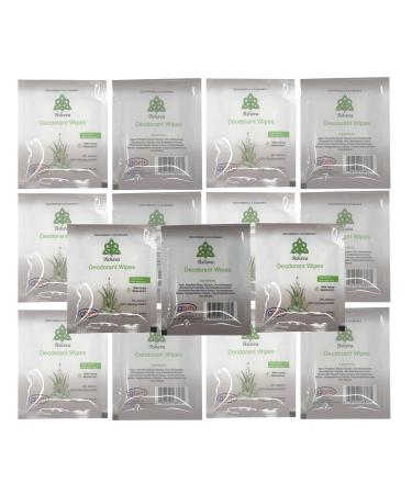 Asheva - Individually Packaged Deodorant Wipes - Box of 15 Wipes (Fresh Scent) Fresh Scent 15 Count (Pack of 1)