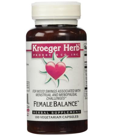 Kroeger Herb Female Balance Capsules 100 Count Female Balance 100 Count (Pack of 1)
