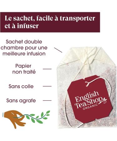 English Tea Shop - Organic cold brew iced tea - Natural organic ice tea - 20 cold brew tea bags to create refreshing sugar-fr - Buy Online on GoSupps.com