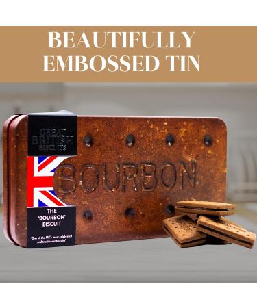 Giant Bourbon Biscuits Gift Set - Chocolate Novelty Biscuit Tin Gifts - Luxury Biscuits Gift Bourbon Biscuit Box - Fathers Day Gift Ideas for Dad British Chocolate Gifts for Men & Women 400g - Buy Online on GoSupps.com