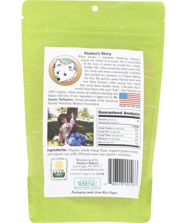 Organic Peanut Butter Biscuits - Alaska's 6oz | Healthy Snack - Buy Online on GoSupps.com