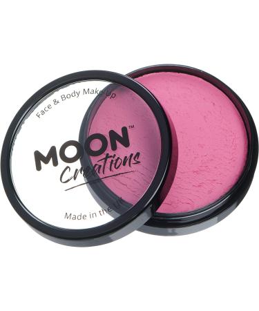 Moon Creations Pro Face & Body Makeup - Bright Pink 36g | Professional Face Painting Colour Cake | For Kids & Adults - Festivals, Halloween - Buy Online on GoSupps.com