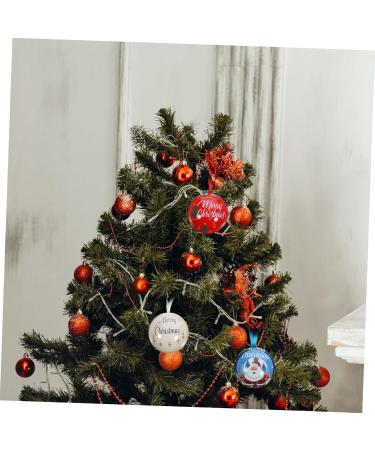 Alipis 5pcs Christmas Balls Decor Christmas Bulb Ornament Christmas Candy Boxes Iron Child Ball Box - Buy Online on GoSupps.com