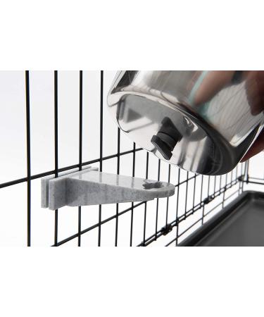 Lixit Stainless Steel Crock Jumbo 40oz - 0741 | Heavy-Duty Crate Bowl - Buy Online on GoSupps.com