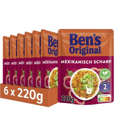 Ben's Original Express Rice Mexican Spicy (6 x 220g) 220 g (pack of 6) Mexican Spicy