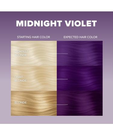 Splat Midnight Violet 30 Wash Semi-Permanent Hair Dye | Vegan & Cruelty-Free - Buy Online on GoSupps.com