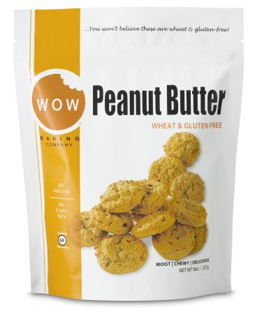 WOW Baking Company Gluten Free Cookies Peanut Butter 8 oz