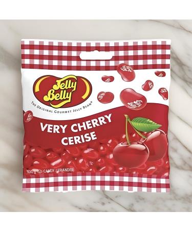 Very Cherry - Jelly Belly individual packs Jelly Beans (100g) - Made in USA | Burst of Cherry Flavor | Gluten-Free | Kosher Certified | Peanut-Free | Cherry Candy for Holidays Valentine easter candy jelly beans & More - Buy Online on GoSupps.com