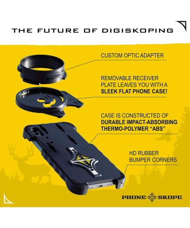 Phone Skope Digiscoping Kit for iPhones & Samsung - PhoneCase, Eyepiece Adapter, Lens Cloth - Buy Online on GoSupps.com