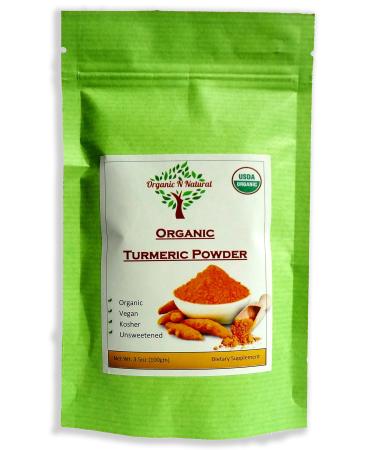 PROUDLY CANADIAN |100% Organic N Natural Premium Dry Turmeric Curcumin Powder | Lab Tested | USDA Certified Organic