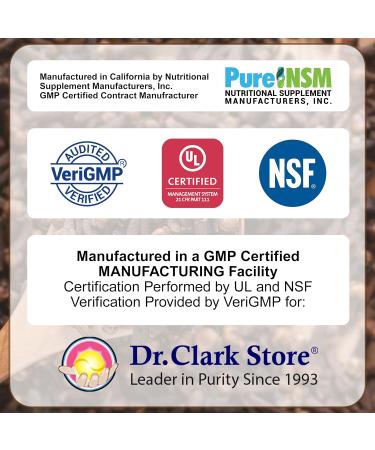 Dr. Clark Cascara Sagrada Herbal Laxative 425mg - 100 Gelatin Capsules - Buy Online on GoSupps.com