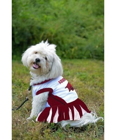 NCAA Arkansas Razorbacks Dog Cheerleader Outfit  X-Small XS Arkansas Razorbacks - Buy Online on GoSupps.com