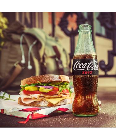 Diet Coke Coca-Cola Zero Sugar 300mL Mini Bottles Pack of 8 - Buy Online on GoSupps.com