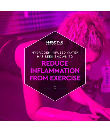 H Factor Tart Cherry Infused Hydrogen Water - Natural Pre/Post Workout Recovery, Supports Athletic Performance, Delivers Antioxidants - 11 Fl Oz (Pack of 12) - Buy Online on GoSupps.com
