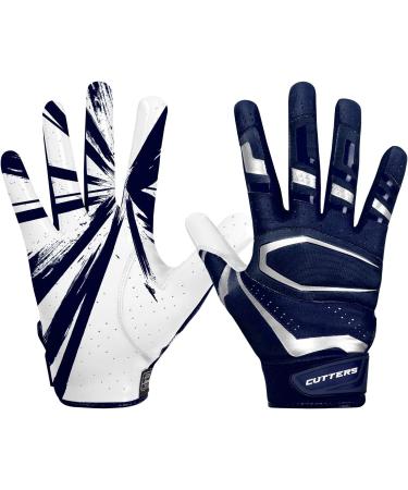 Cutters Rev Pro Durability Adult XX-Large Football Gloves - Navy/White for International Shipping - Buy Online on GoSupps.com