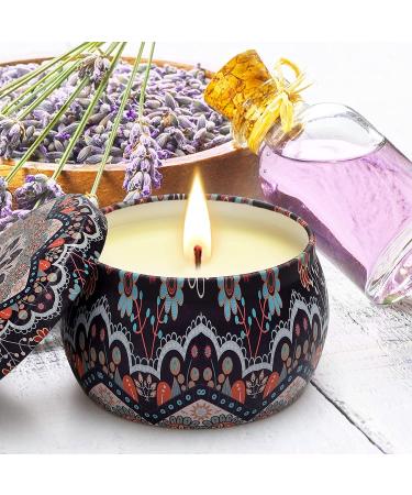 Scented Candles Gift Set - 8% Essential Oil, 4 Pack 4.4 oz Aromatherapy Candles for Stress Relief - Perfect Gifts for Girlfriend, Teacher, Mom - Anniversary, Birthday - Secret Mint, Lavender, Mexican Orange Blossom, Fig - Buy Online on GoSupps.com