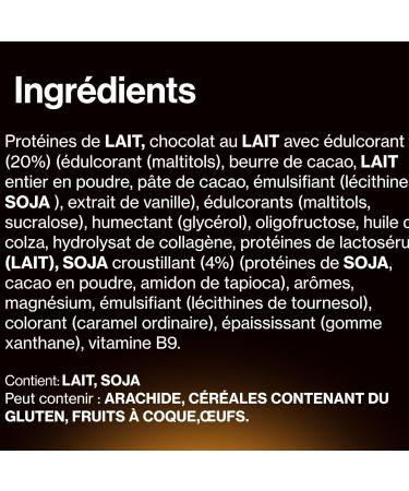 HiPRO Barre Prot in e Banane & Beurre de Cacahu te 45g Riche en Prot ines Magn sium & Vitamine B9 - Pack de 12 - Buy Online on GoSupps.com