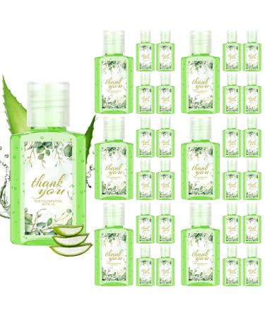 Demissle 30 Pcs Greenery Eucalyptus Wedding Favors for Guests Travel Size Aloe Vera Gel Sage Green Bridal Gifts Bulk Baby Shower Thank You Party Favor Wedding Souvenir for Bridal Baby Shower Ceremony
