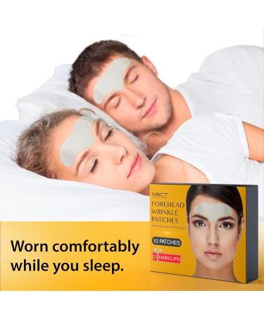 NBCT Forehead Wrinkle Patches 10 Pack - Aloe Vera Facial Strips for Treatment of Face Wrinkles - Hydrolyzed Collagen Patche for Youthful Skin - Face Tape For Wrinkles - Wrinkle Forehead Patches - Buy Online on GoSupps.com