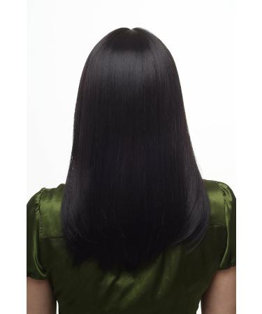 WIG ME UP 3112-2 Long Black Wig with Cheeky Bangs | Stylish & Affordable Wigs for Women - Buy Online on GoSupps.com