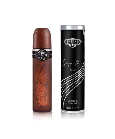 Cuba Signature by Cuba for Men - 3.3oz EDT Spray 3.3 Fl Oz (Pack of 1)