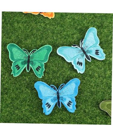 NUOBESTY 24pcs Girls Clothes Stick on Patches for Badge Decals Shaped Applique Clothing Hand Sewing Picture - Buy Online on GoSupps.com