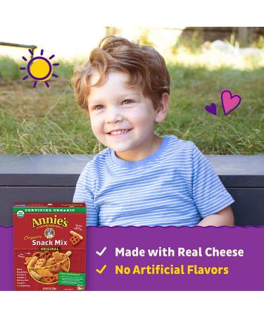 Annie's Organic Assorted Crackers & Pretzels Snack Mix - 9 oz | Healthy Organic Snack - Buy Online on GoSupps.com