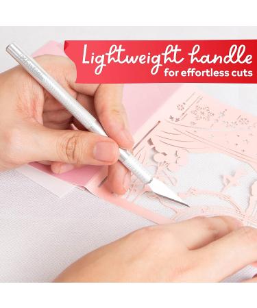 XFasten Exacto Knife Set - 2 Precision Hobby Knives with 60 Blades for Art, Crafts, and Modeling - Buy Online on GoSupps.com