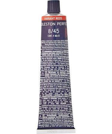 Wella Koleston Perfect ME+ Vibrant Reds 8/45 Light Blonde Red Mahogany Hair Colour 60 ml - Pack of 1 - Buy Online on GoSupps.com