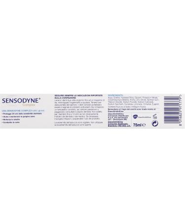 Sensodyne - Complex Toothpaste with Fluoride - 75 ml - Buy Online on GoSupps.com
