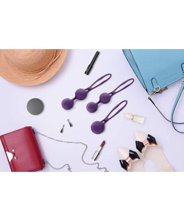 Deluxe Kegel Weighted Exercise Balls | Strengthen Pelvic Floor & Improve Bladder Control - International Shipping Available - Buy Online on GoSupps.com