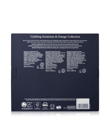Neal's Yard Uplifting Geranium & Orange Collection with Geranium Essential Oil For All Skin Types Vegetarian Approved Cruelty Free 3 Piece Set - Buy Online on GoSupps.com