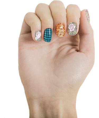 MoYou Nails XL Bridal Plates Collection 1 | Elegant Floral & Heart Nail Art Stamping Designs for Brides - Buy Online on GoSupps.com