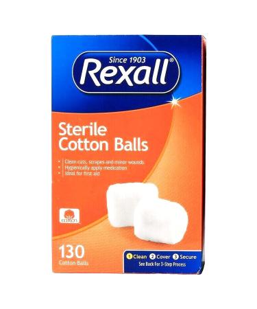 REXALL STERILE Cotton Ball 130CT