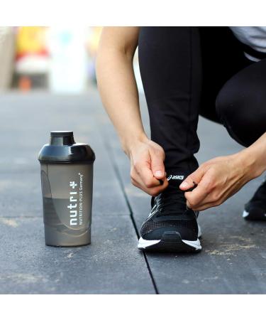 Buy Nano Shaker 300ml Black - Extra Small On-the-Go Mix Cup - BPA-Free with Screw Cap & Sieve Insert - Buy Online on GoSupps.com