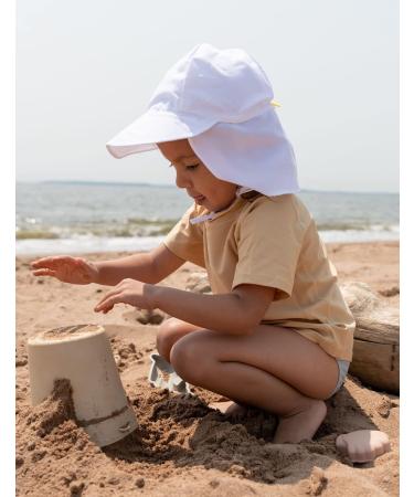 Leveret Short Sleeve Baby Boys Girls Rash Guard UPF 50+ Swim Shirt (12M-5T) Beige - Buy Online on GoSupps.com