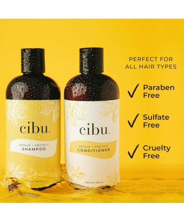 CIBU Repair + Protect Conditioner 11.83oz | Restores Damaged Dry Hair & Protects Color-Treated Hair - International Shipping Available - Buy Online on GoSupps.com