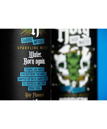 Northern Monk Brew Sabro Sparkling Water Hop Infused Carbonated Water NO Sugar NO Sweeteners NO Caffeine 0.0% Less Than 10 Calories Vegan 12 x 440ml Cans - Buy Online on GoSupps.com