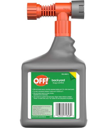 Off! Bug Control Yard Pretreat 32oz - Pack of 4 | Effective Outdoor Insect Repellent for Pest-Free Living - Buy Online on GoSupps.com