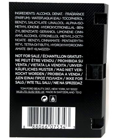 Tom Ford Ombre Leather Eau De Parfum Spray Vial For Men 0.05 Oz / 1.5 ml Sample Size - Buy Online on GoSupps.com