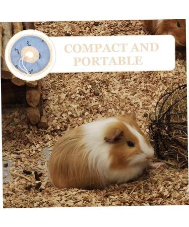 COLLBATH Small Pet Protective Ring Hamster Guinea Pig Pet Collars Pet Cone Pet Supply Cloth Sky-Blue - Buy Online on GoSupps.com